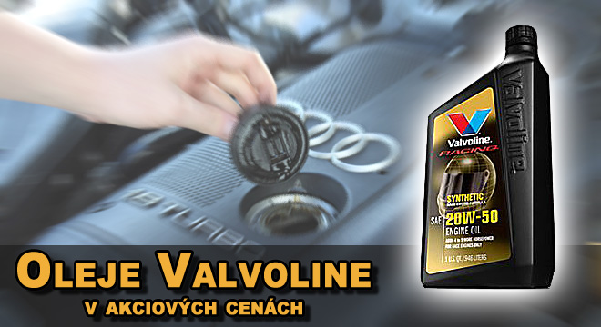 Akcia - motorové oleje Valvoline