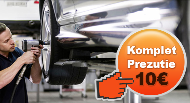 Kompletné prezutie vozidla len za 10eur