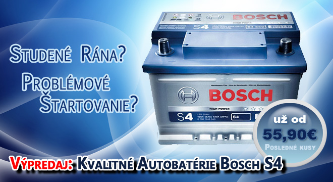 Autobatérie Bosch S4